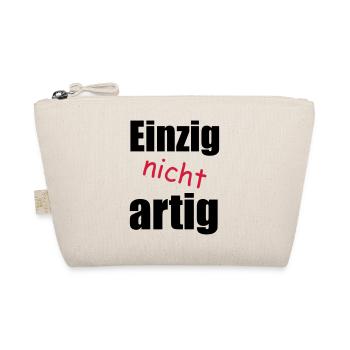 einzig_nicht_artig - Bio-Täschchen - Natur - Vorne