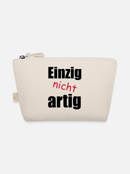 einzig_nicht_artig - Bio-Täschchen - Natur - Vorne