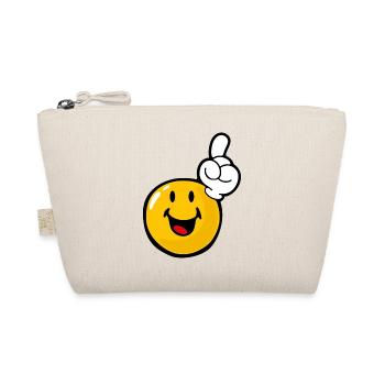 Smiley Eager - Bio-Täschchen - Natur - Vorne