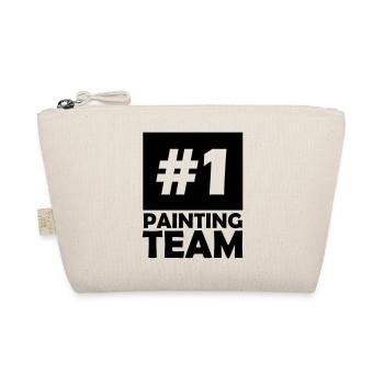 number one painting team - Organic Pouch - nature - Front