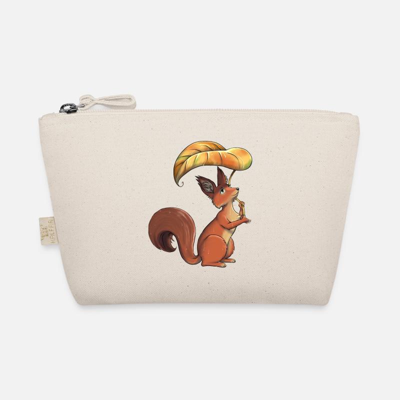 Autumn squirrel Organic Pouch