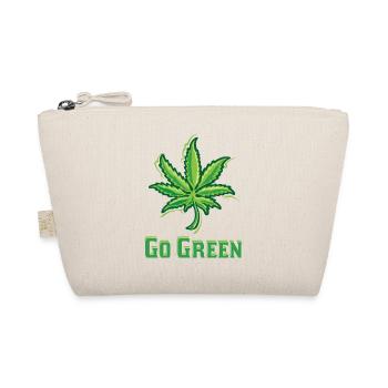 Go Green Legalize Marijuana - Organic Pouch - nature - Front