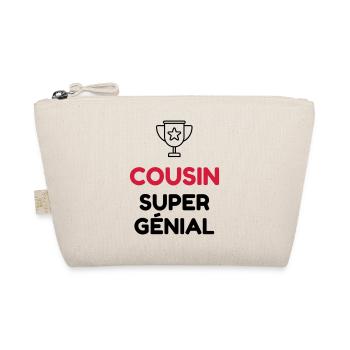 Cousin - Cousine - Famille - Bébé - Naissance - Organic Pouch - nature - Front