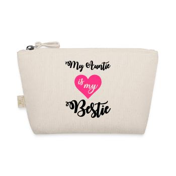 My auntie is my bestie - Bio-Täschchen - Natur - Vorne