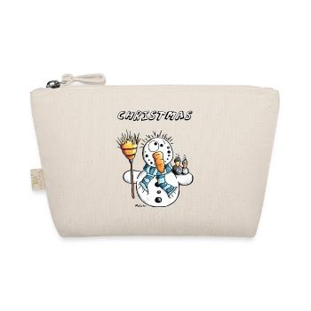 Drôle Bonhomme De Neige - Trousse biologique - nature - Devant