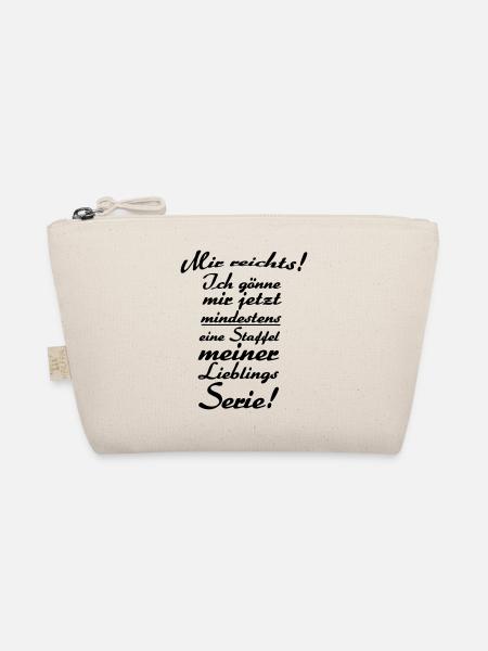 Lieblingsserie Serie TV Spruch Fan Geschenk - Bio-Täschchen - Natur - Vorne