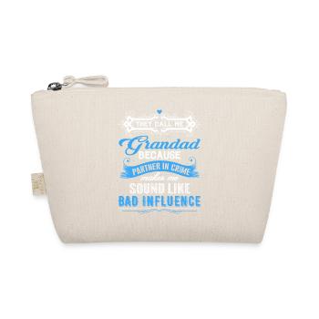 They Call Me Grandad Partner In Crime Funny - Organic Pouch - nature - Front