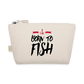 fish born to - Bio-Täschchen - Natur - Vorne