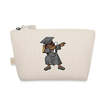 Fille noire étudiant dab diplôme école - Trousse biologique - nature - Devant