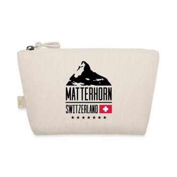 matterhorn switzerland mountain flag - Bio-Täschchen - Natur - Vorne