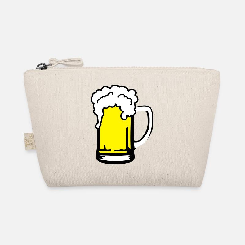 Bier mit Schaum, Bierkrug Bio-Täschchen