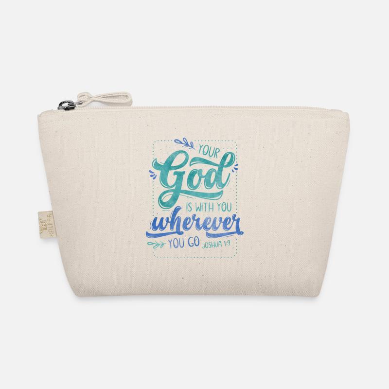 Your God Is With You - Bio-Täschchen - Natur