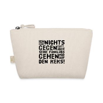 ich habe nichts gegen Gott - Bio-Täschchen - Natur - Vorne