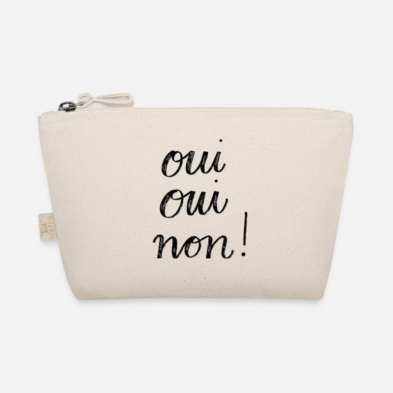 Oui Oui Non! - Bio-Täschchen - Natur