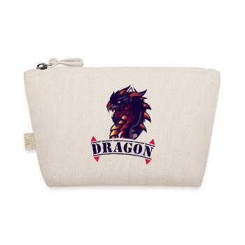 Logo du dragon avec accents de feu - Trousse biologique - nature - Devant