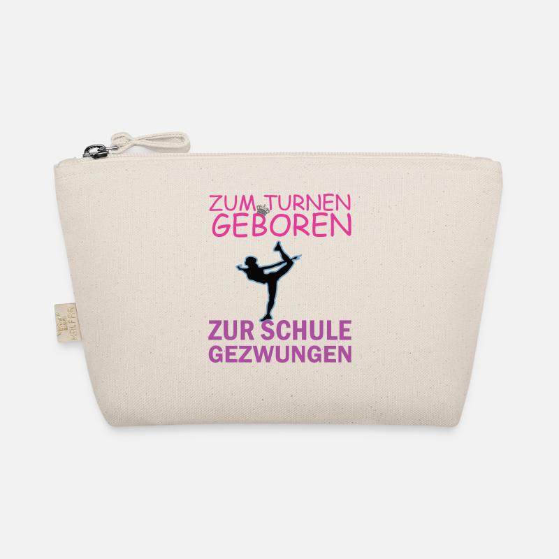 Zum Turnen Geboren Bio-Täschchen