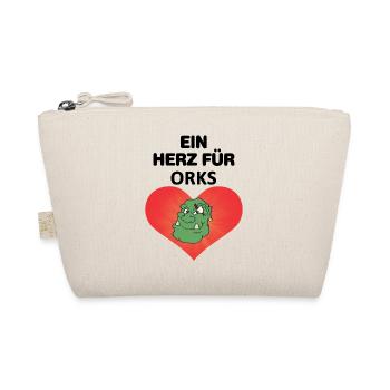 Ein Herz für Orks - Bio-Täschchen - Natur - Vorne