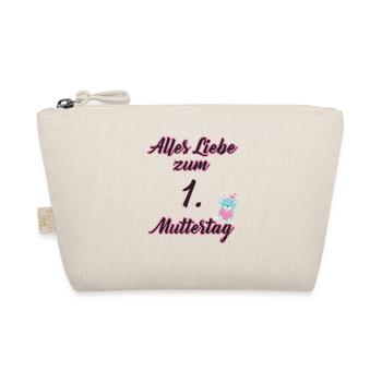 Alles Liebe zum 1. Muttertag - Mädchen - Bio-Täschchen - Natur - Vorne