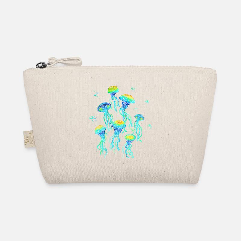 Swirly Jellyfish Organic Pouch