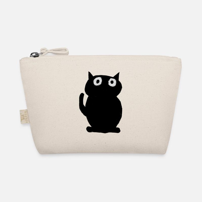 schwarze Katze Bio-Täschchen