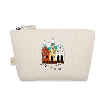 Bergen I souvenir de Norvège - Trousse biologique - nature - Devant