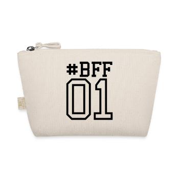 Number 01 1 BFF best friends girlfriend - Organic Pouch - nature - Front