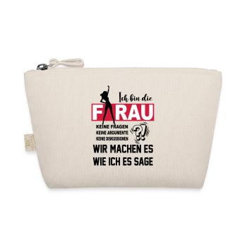 Die Frau - Bio-Täschchen - Natur - Vorne