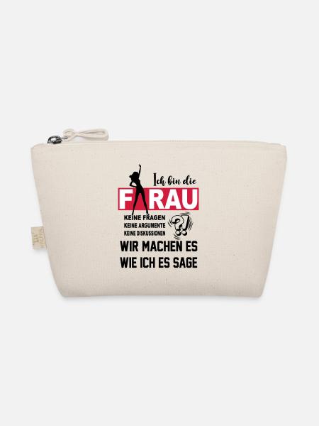 Die Frau - Bio-Täschchen - Natur