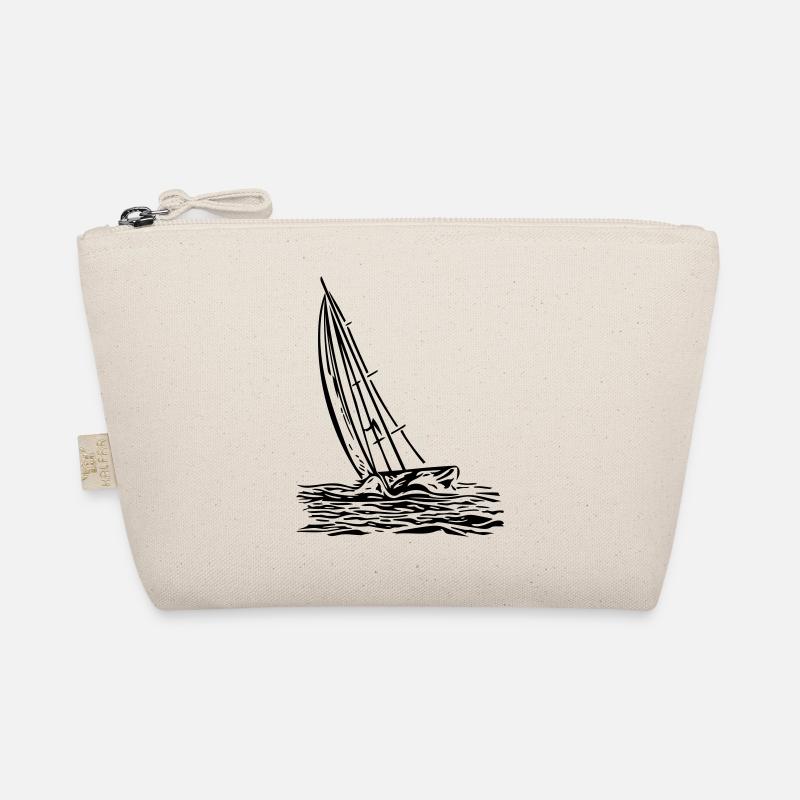 Segelboot am Wind Bio-Täschchen