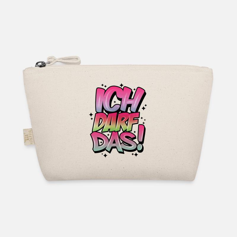 Ich Darf Das! Graffiti Statement Style Bio-Täschchen
