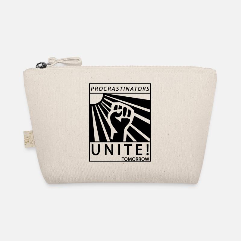 Procrastinators Unite Tomorrow Lazy His Gift Organic Pouch