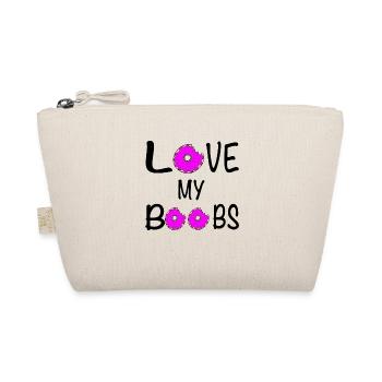 Love my Boobs / Beignet / Proverbes / Tendance - Trousse biologique - nature - Devant