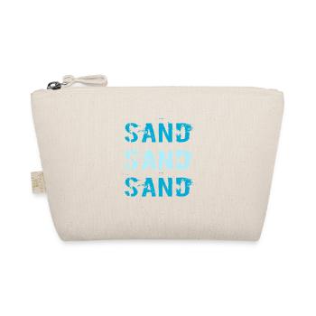 Sand Sand Sand / Sommer / Sprüche / Trend - Bio-Täschchen - Natur - Vorne