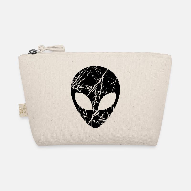Cracked head alien Organic Pouch