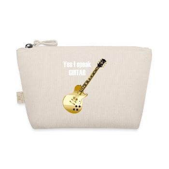 Yes I speak guitar saying 'Yes I speak - Organic Pouch - nature - Front