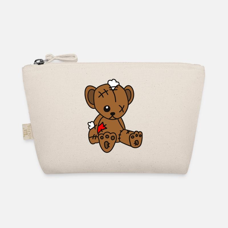 Teddy Bear Broken Organic Pouch