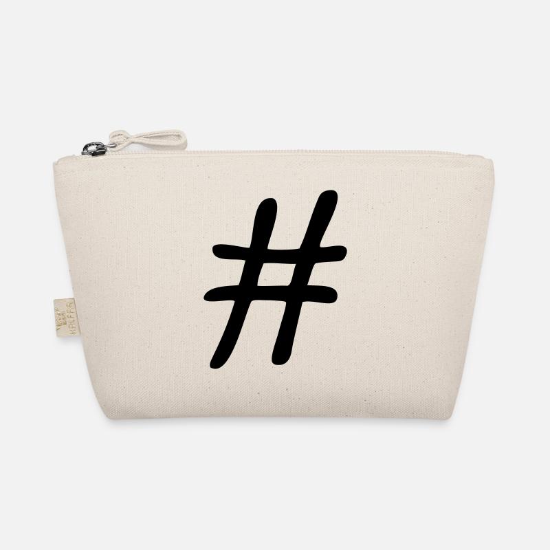 Conception de symbole Hashtag Trousse biologique