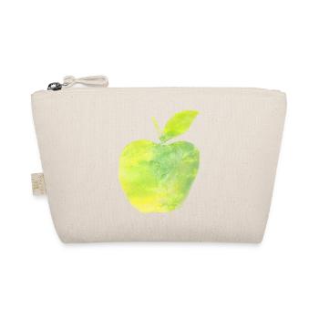Green apple painted green watercolor watercolor - Organic Pouch - nature - Front