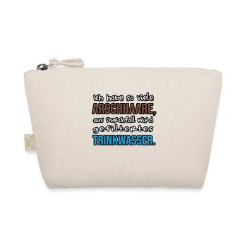 Lustige Geschenke Arsch Spruch Sprüche Witzig Fun - Bio-Täschchen - Natur - Vorne
