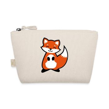 Cute fox animal child - Organic Pouch - nature - Front