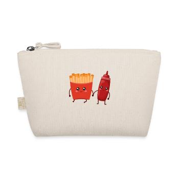 Couple offre des frites Ketchup sucré Funny - Trousse biologique - nature - Devant