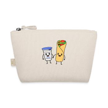 Pärchen Geschenk Dürüm Döner Ayran Lustig Süß - Bio-Täschchen - Natur - Vorne