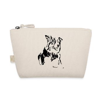Conception de border collie de chien - Trousse biologique - nature - Devant