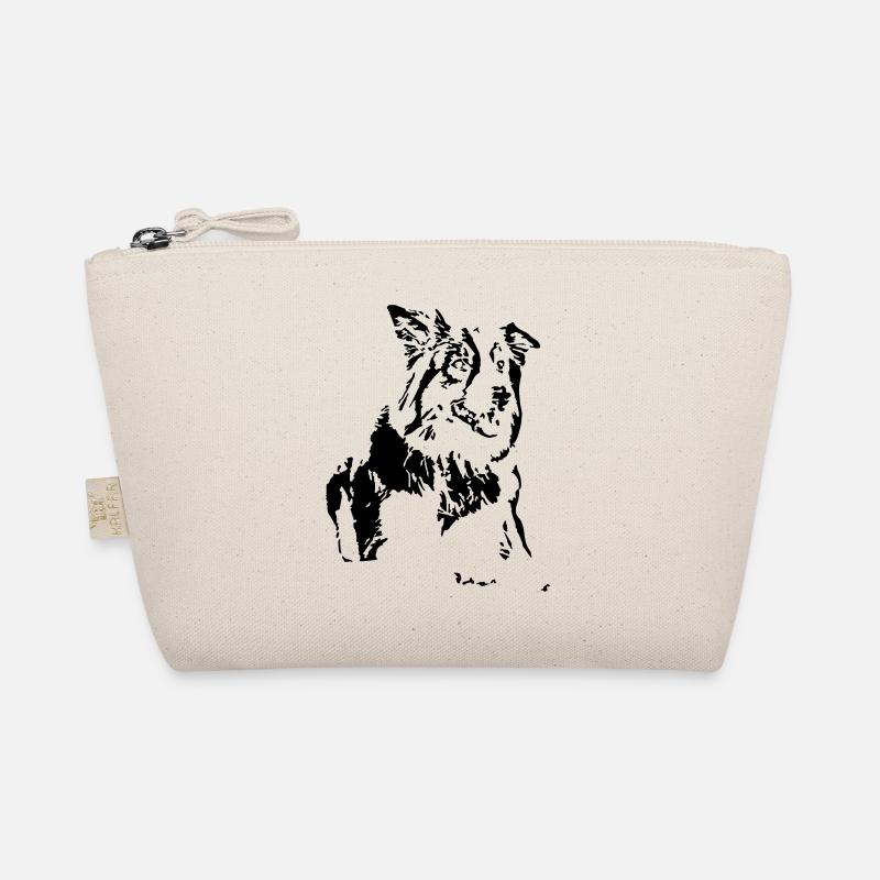 Conception de border collie de chien Trousse biologique