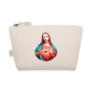 Jesus Christ | Heart of Jesus left hand blessing t-shirt - Organic Pouch - nature - Front