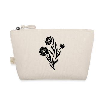 Blumen Blumenkind flower fleur Geschenkidee - Bio-Täschchen - Natur - Vorne