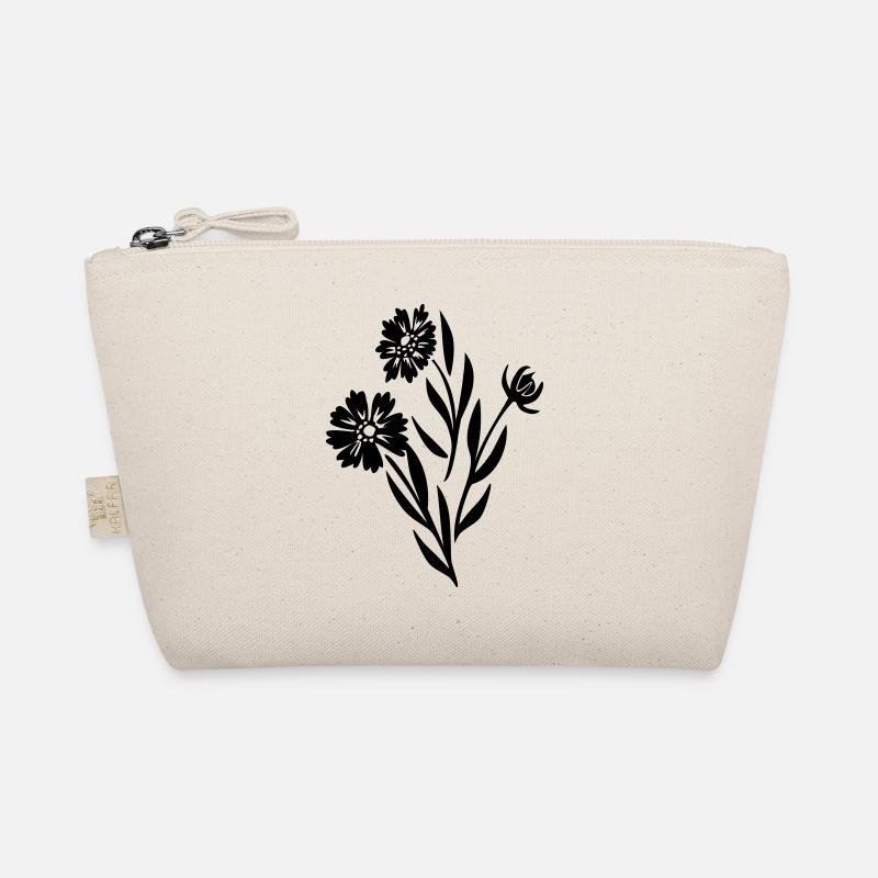 Blumen Blumenkind flower fleur Geschenkidee - Bio-Täschchen - Natur