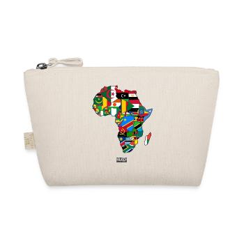 AFRIKA Länder Logo - Bio-Täschchen - Natur - Vorne
