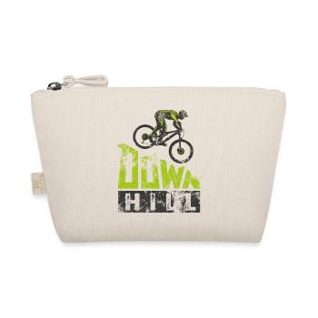 Mountain bike downhill heat MTB rider gift - Organic Pouch - nature - Front