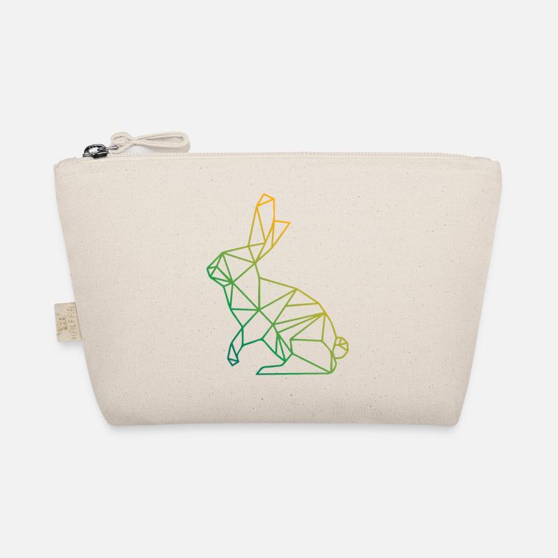 Hare wilderness abstract Organic Pouch